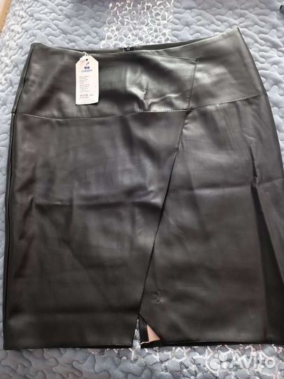 Кожаная юбка