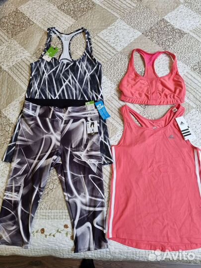 Новая одежда для фитнеса пакетом, р.XS