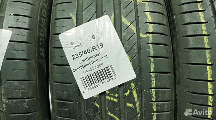 Continental ContiSportContact 5P 235/40 R19 94Y