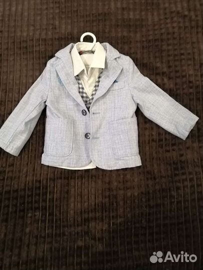 3ка Пиджак+жилетка+рубашка