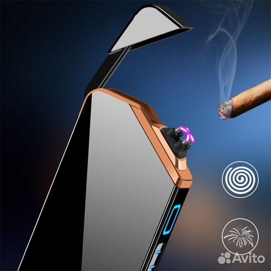 Электро-импульсная зажигалка с гравировкой дракона