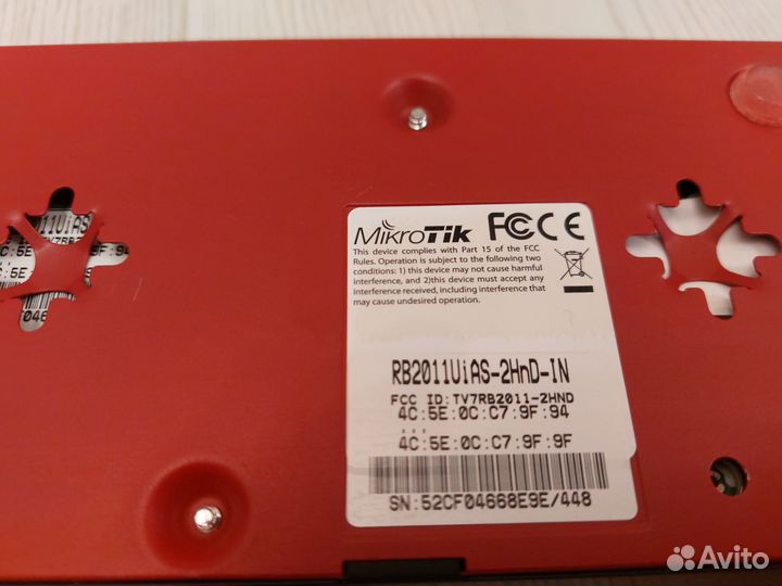 Маршрутизатор Mikrotik RouterBoard RB2011UiAS-In