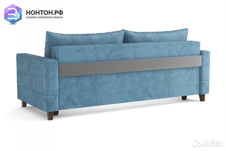 Диван выкатной евромагнат бирюзовый