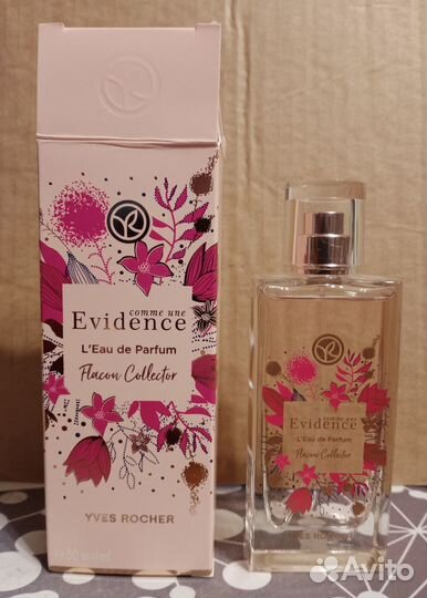 Парфюмерная вода Yves Rocher comme UNE evidence