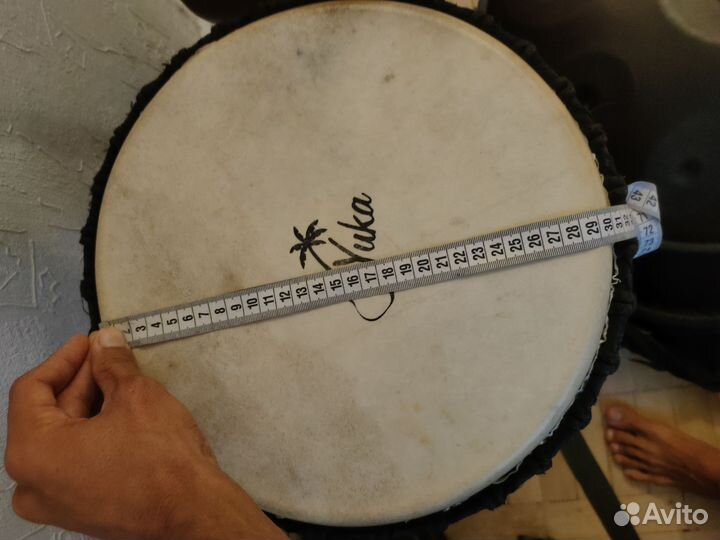 Барабан Джембе Yuka Leopard 12.5’ дерево кожа