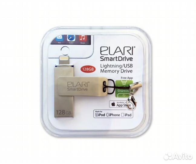 Флеш-накопитель Elari SmartDrive 128GB, Lightning