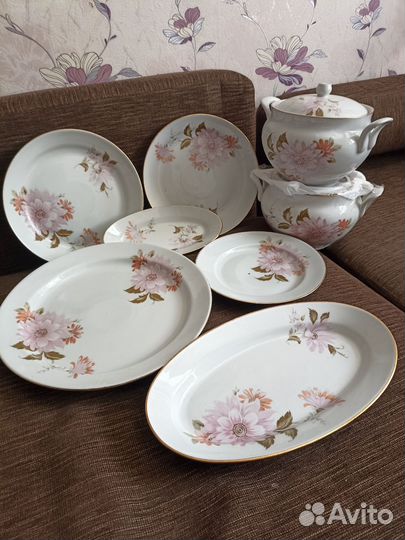 Столовый сервиз фарфор СССР