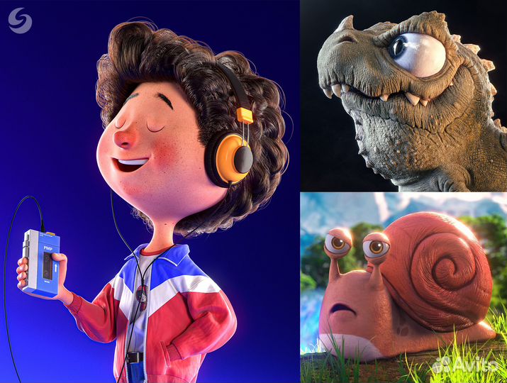 3D Моделирование Визуализация Анимация Мультфильм