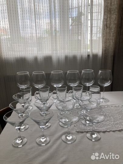 Фужер бокал посуда бар стекло мартинки