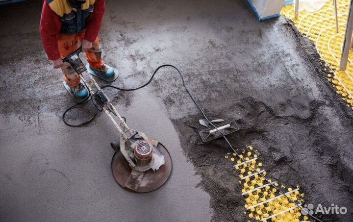 Полусухая стяжка полов