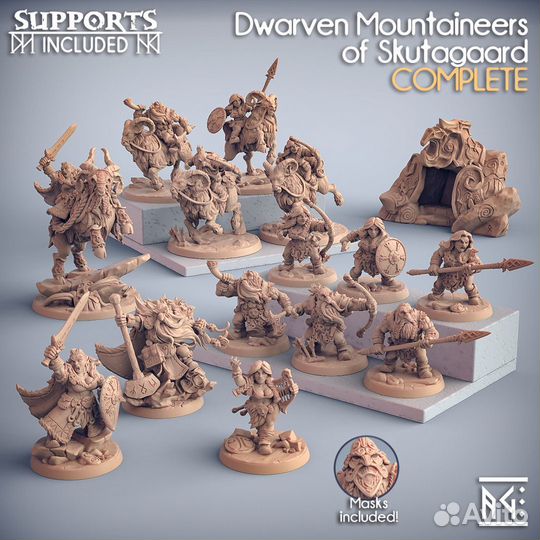 Гномы/Дварфы для DnD от студии Artisun Guild