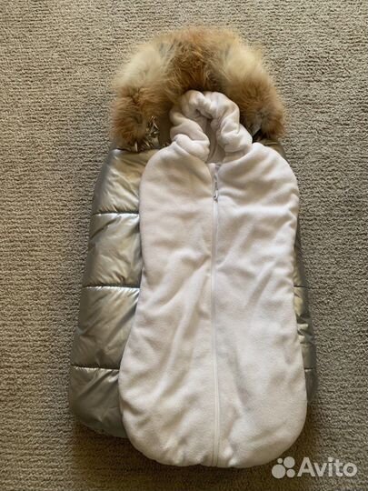 Зимний конверт в коляску