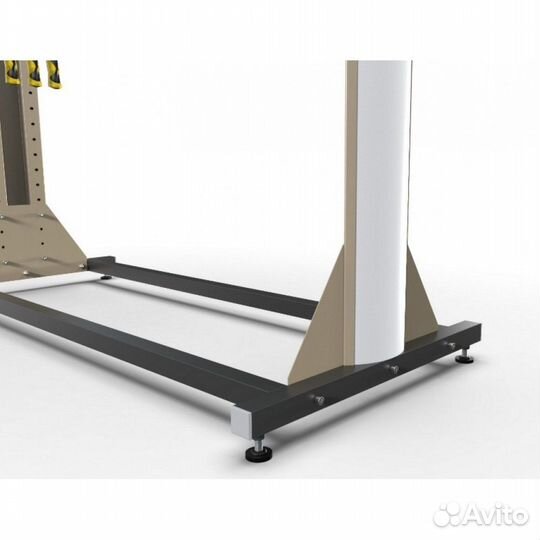 Стеллаж Премиум для лыжных палок, двухсторонний 219х215х67см LPP-328