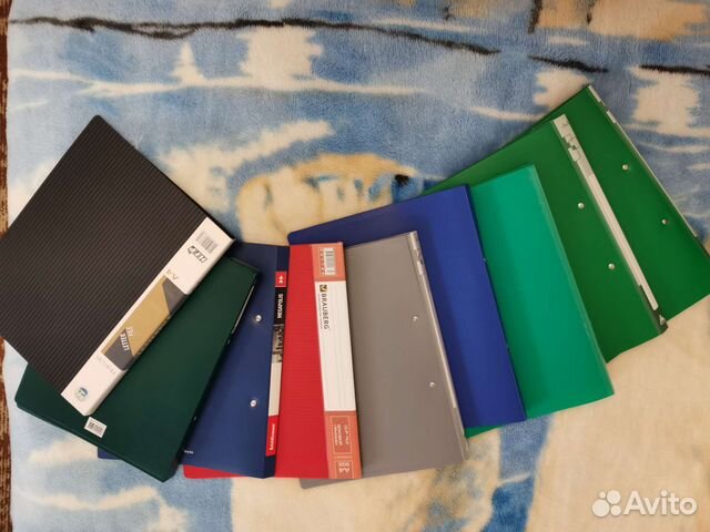 Папки канцелярские А4 разные