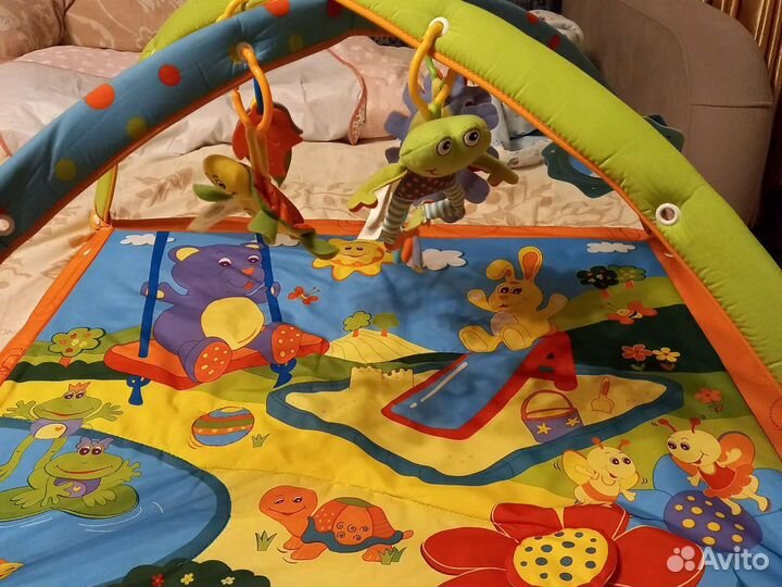 Развивающий коврик tiny love солнечная полянка