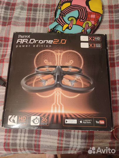 Квадрокоптер Parrot AR.Drone 2.0 Power Edition