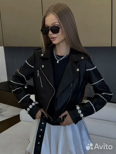 Косуха новая черная оверсайз M-XL