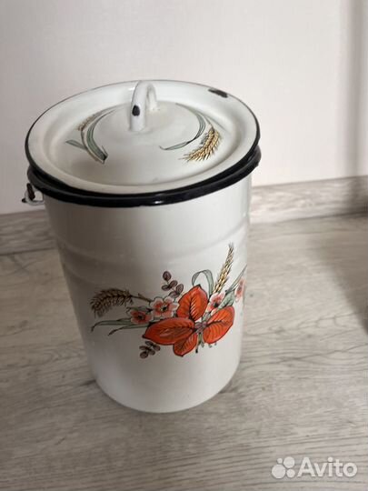 Бидон эмалированный СССР