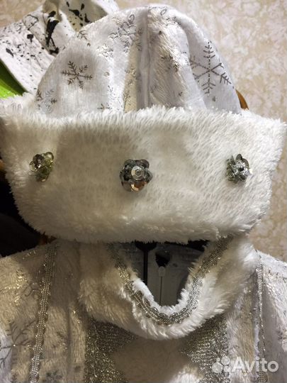 Костюм снегурочки детский