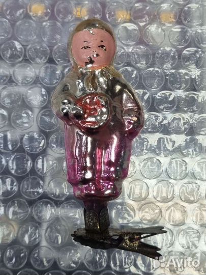 Ёлочная игрушка СССР на прищепке