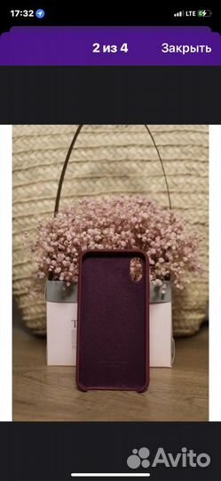 Чехол на айфон x,xs новый