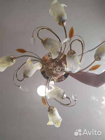 Люстра потолочная бу