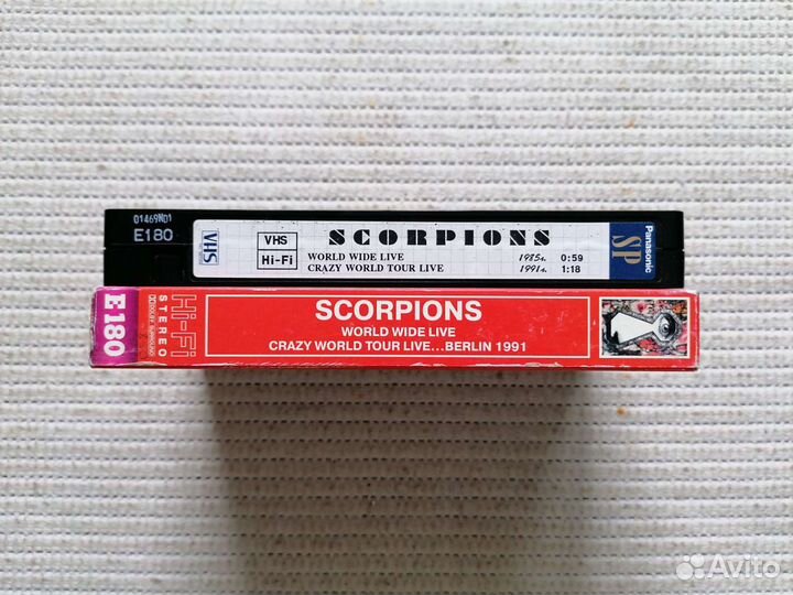 Видеокассета Scorpions