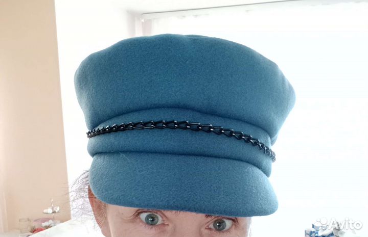 Кепка женская драповая