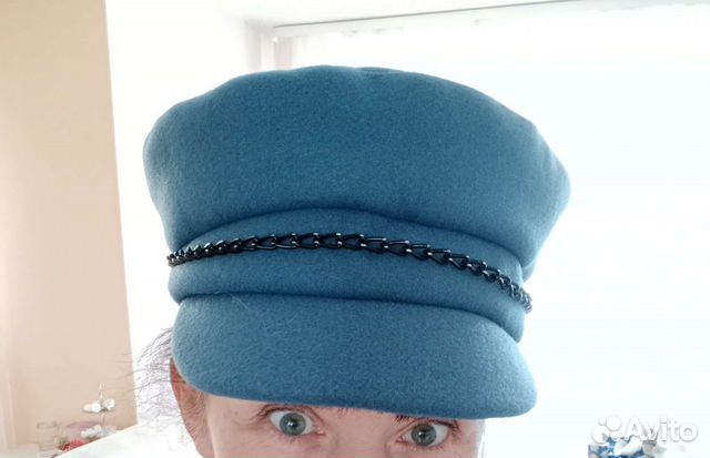 Кепка женская драповая