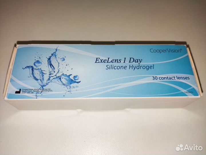 Линзы контактные однодневные Exelens 1day -0,5