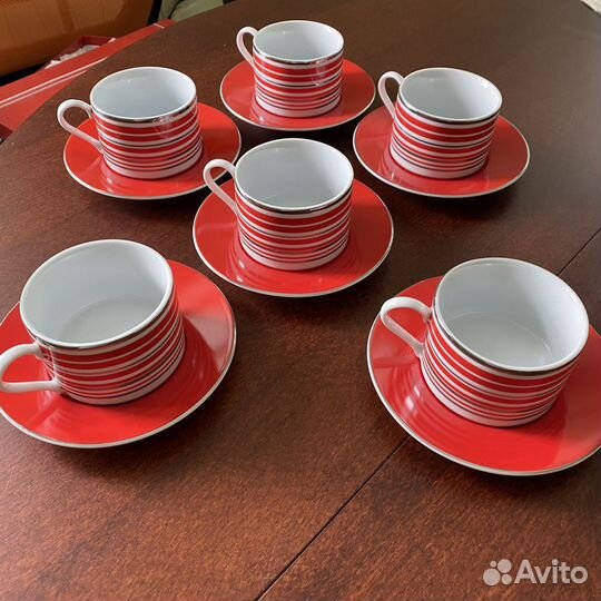 Кофейный набор на 6 персон Lefard (12 предметов)