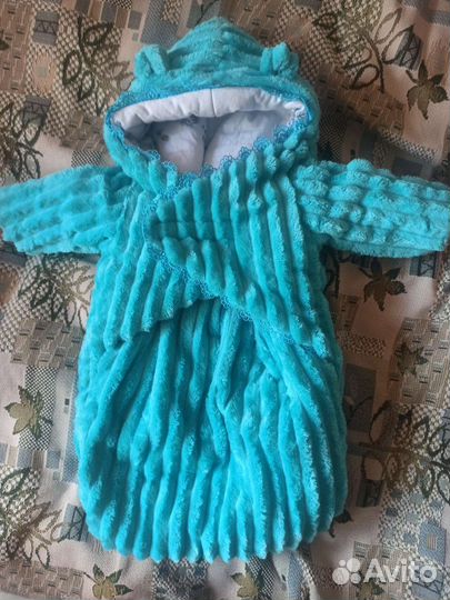 Конверт на выписку для мальчика осень