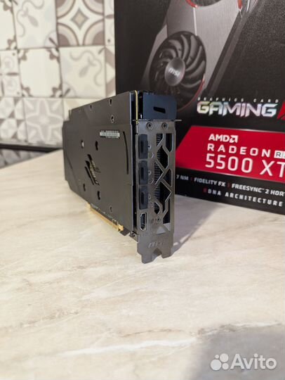 8 Гб Msi Gaming X Radeon 5500 XT gddr6 жирная верс