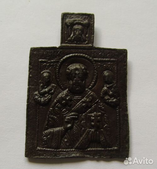 Иконка Николай Чудотворец 19 век