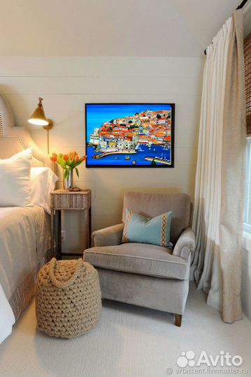 Картина маслом Лиссабон холст 40*50см