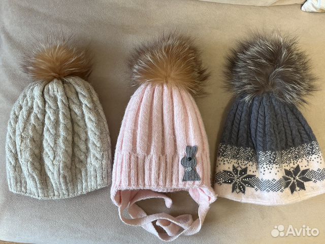 Зимние шапки для девочек