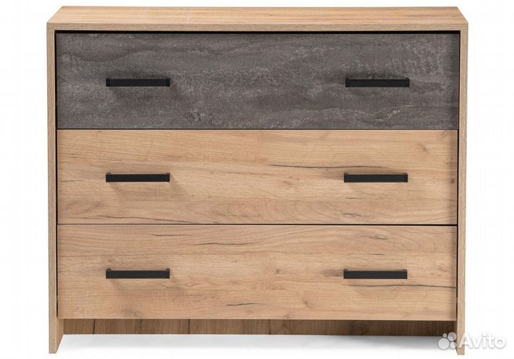 Мебель для спальни Taika дуб золотой - камень темн