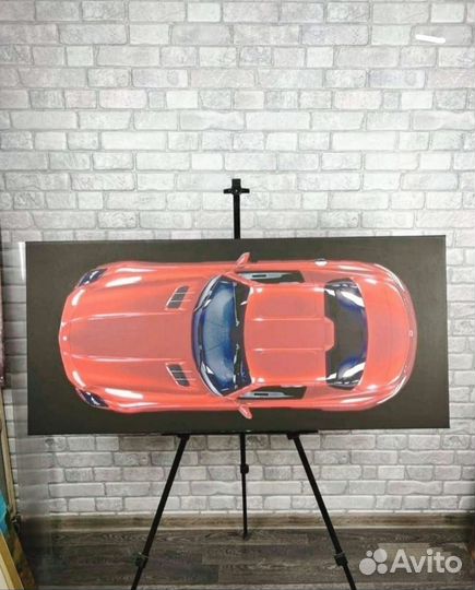 Шикарнейшие картины на холсте 3D Sports Car Калин