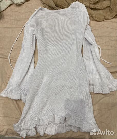 Платье вязаное