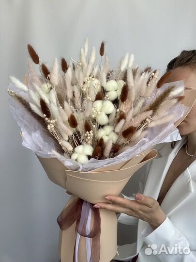 Букет из сухоцветов . Композиция из сухоцветов