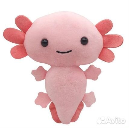 Мягкая игрушка Аксолотль розовая