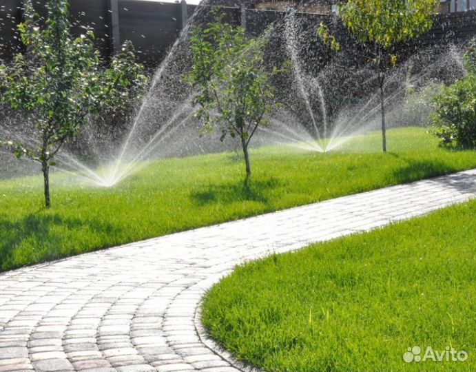 Автоматический полив проектмонтаж