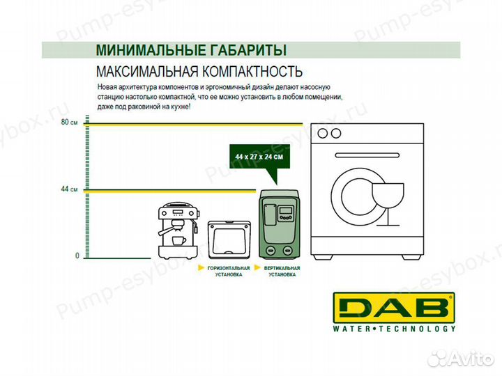 Насосная станция DAB E.sybox mini 3 Италия