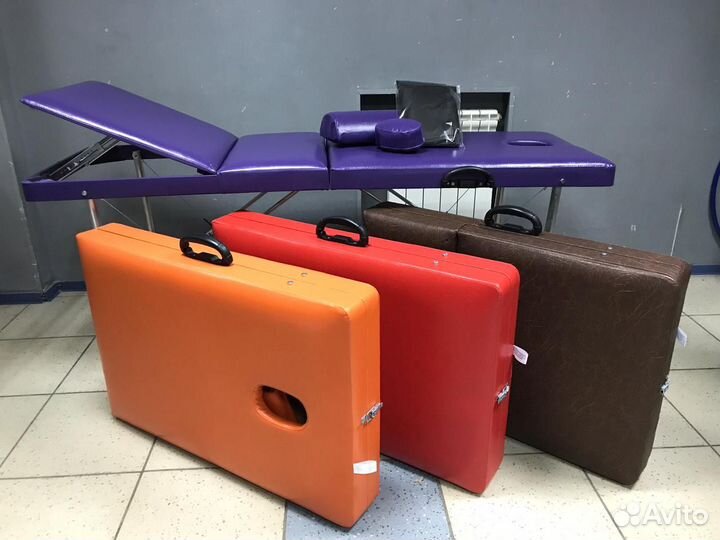 Массажный стол Люкс 180*60*70 - фиолетовый