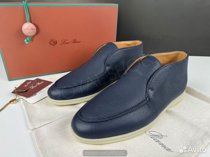 Лоферы мужские осень зима Loro Piana Open Walk