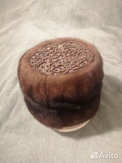 Шапка норковая женская
