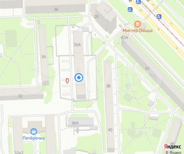 Машиноместо, 13 м²