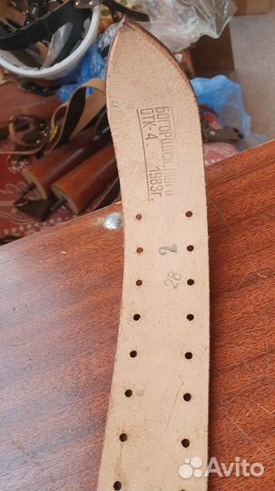 Портупея офицерская кожаная, прекрасная выделка ко