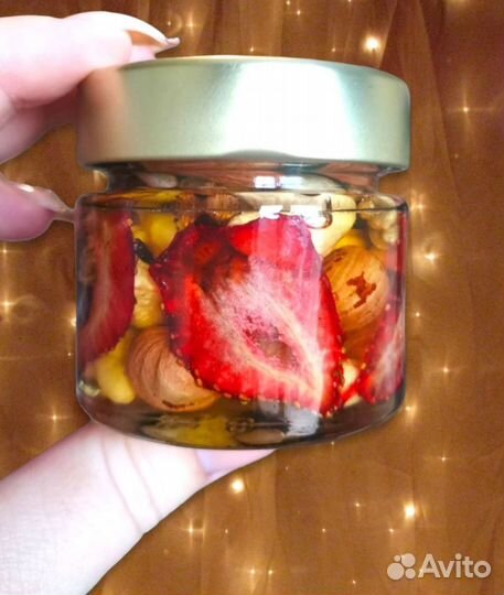 Корпоративные подарки Мед с орехами