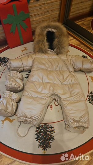 Зимний комбинезон для девочки 68